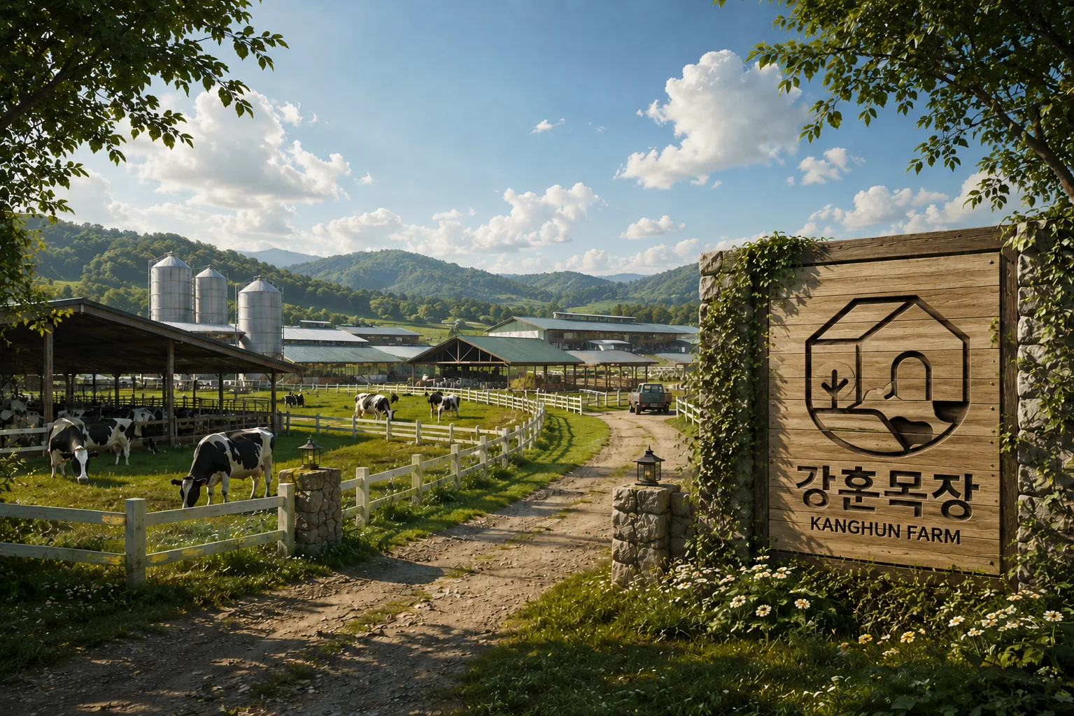 강훈목장 전경